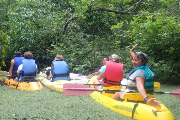 Kayaking at Río Dulce