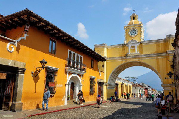 Colonial Arch of Santa Catalina in Antigua Guatemala