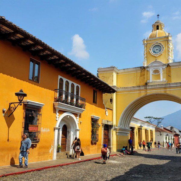 Colonial Arch of Santa Catalina in Antigua Guatemala