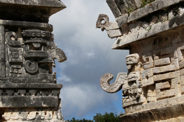 Architectural Sculptures at Chichén Itzá