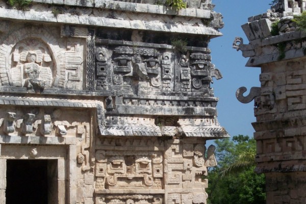 Stone Carvings detail, Chichén Itzá