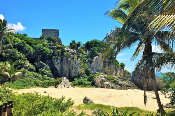 Lupita Overland at Tulum, the Only Mayan Archaeological Site by the Sea