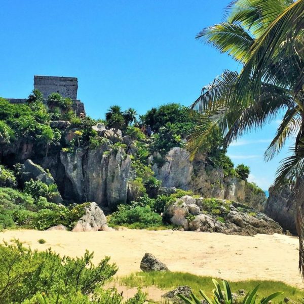 Lupita Overland at Tulum, the Only Mayan Archaeological Site by the Sea