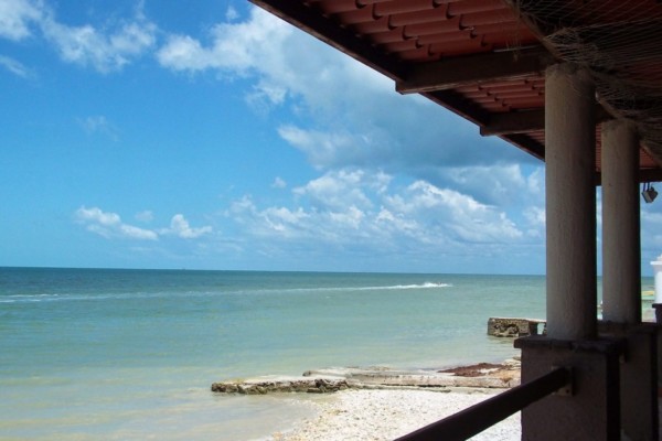 View of the Gulf of Mexico from Campeche