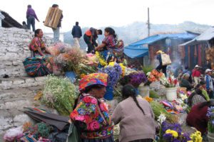 Bustling Chichicastenango Market