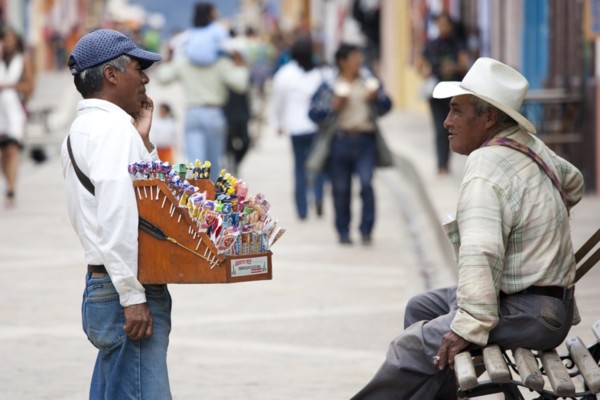 Street life in San Cristobal de las Casas