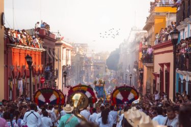 Guelaguetza Parade in Oaxaca City