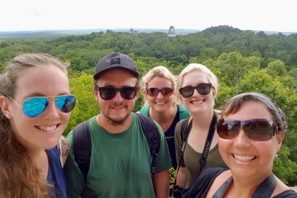 Passengers at Tikal