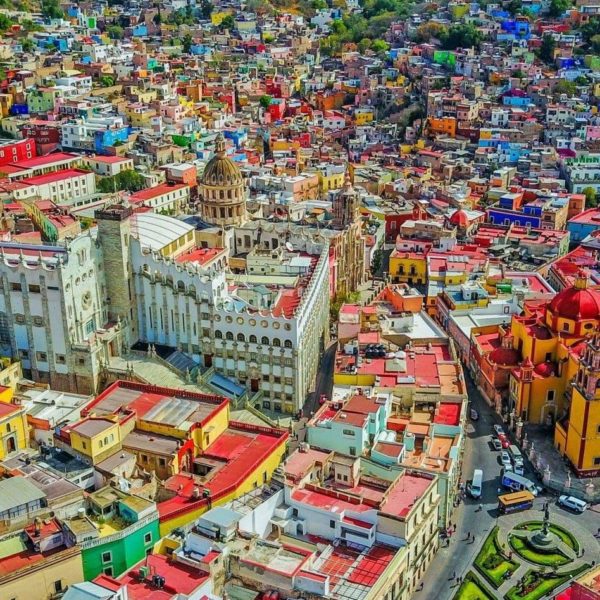 Aereal View of Guanajuato City