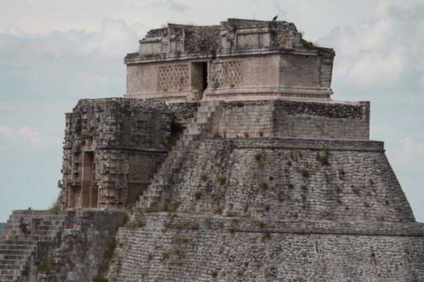 Main Pyramid at Uxmal Archeological Site