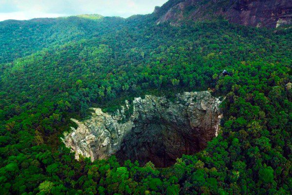 Cave of swallows view