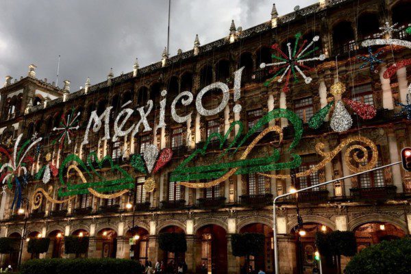 Colonial building at Mexico City