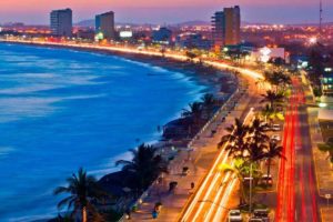 The malecón at Mazatlán