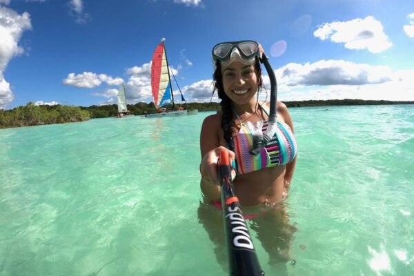 Blue waters at Bacalar