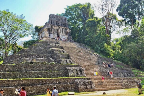 Building at Palenque Archeological Site