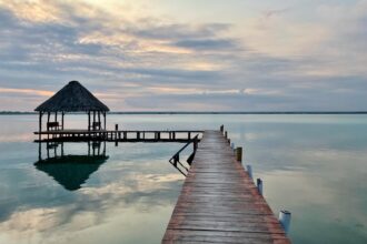 Sailing tour at Bacalar Lagoon