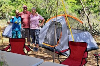 First Camping at El Chiflón Waterfalls