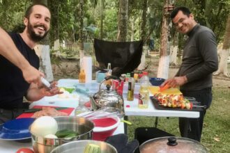 Camping cooking