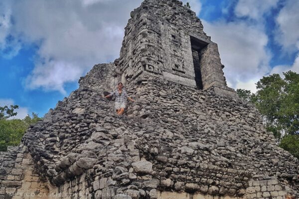 Cassie in Calakmul