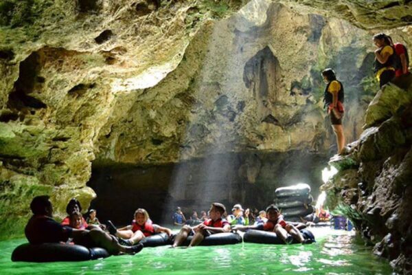 Cave tubing Belize