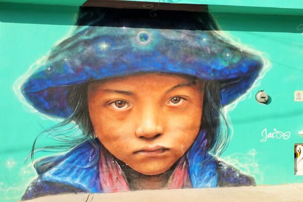 Holbox, Mural, Child