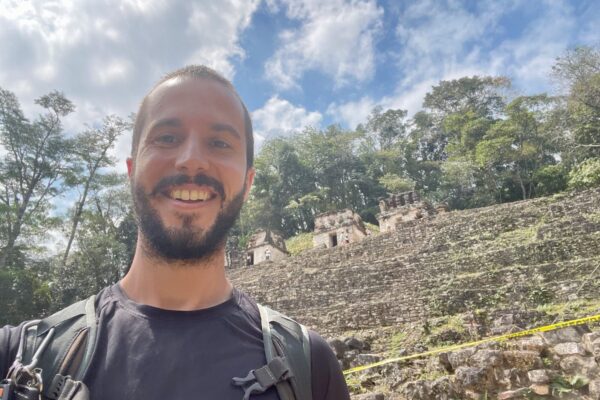 Jaime at Bonampak Archeological Site