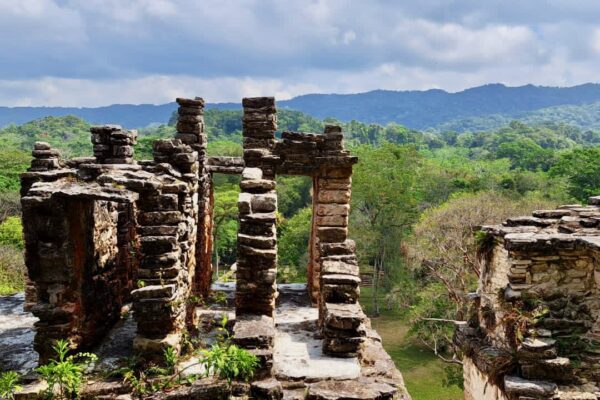 View at Bonampak Archeological Site